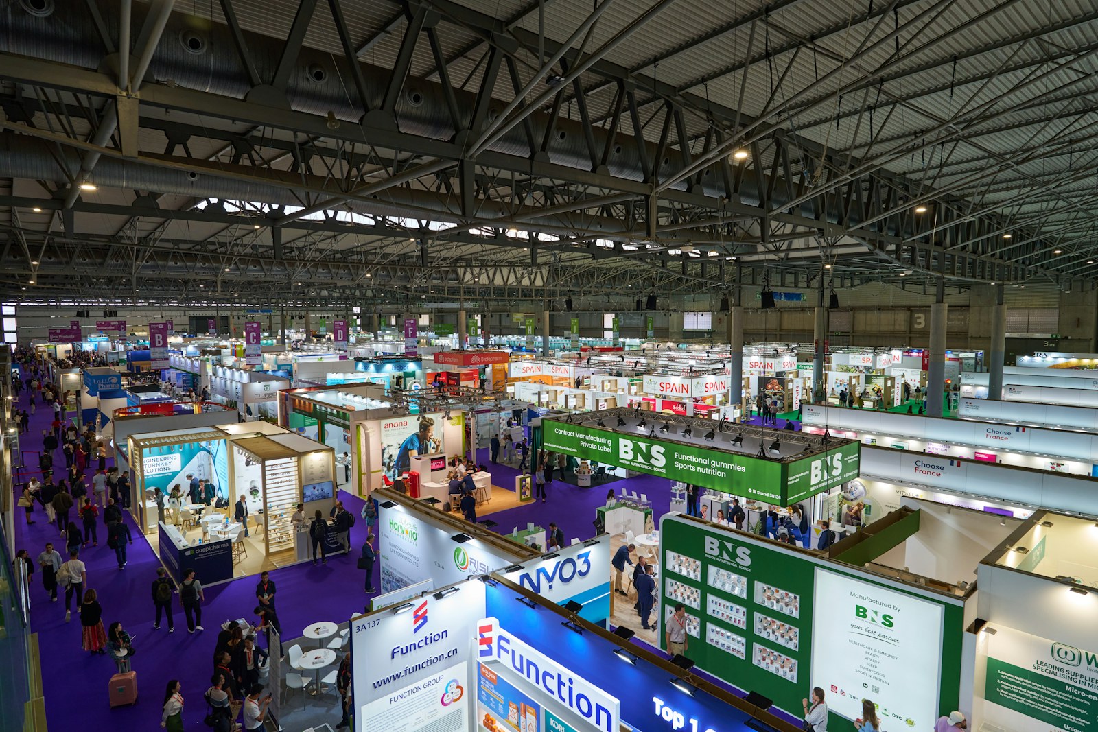 Salon professionnel et ses exposants